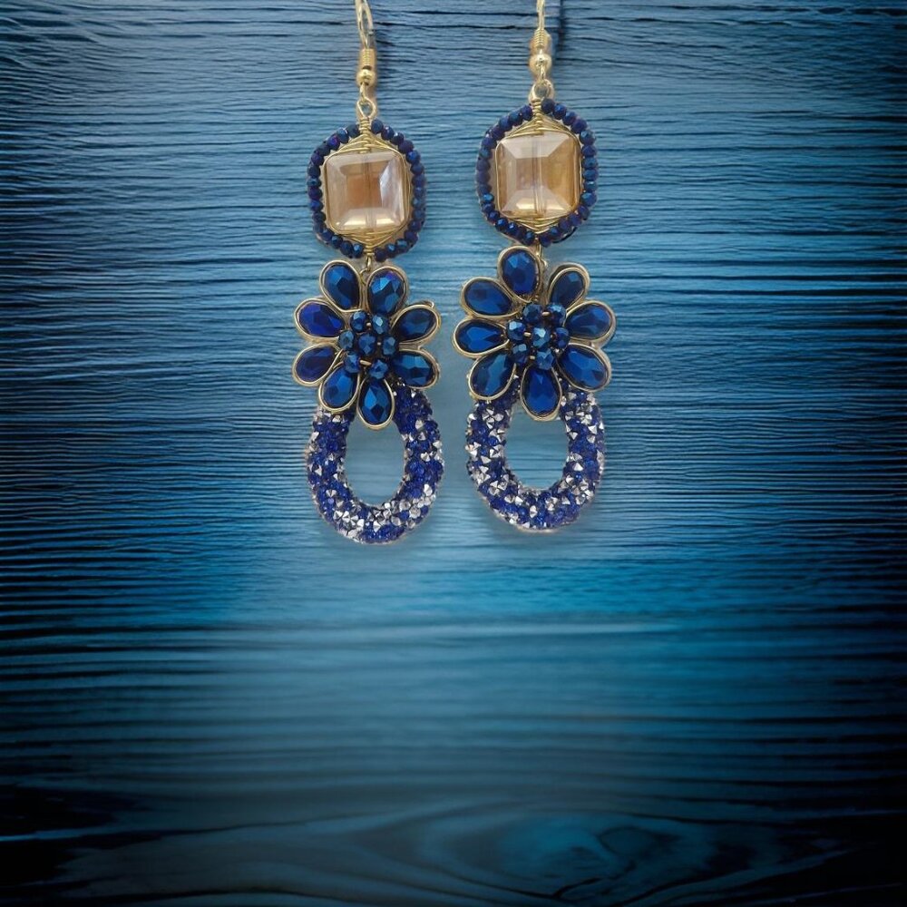 Crystal Earrings Handmade